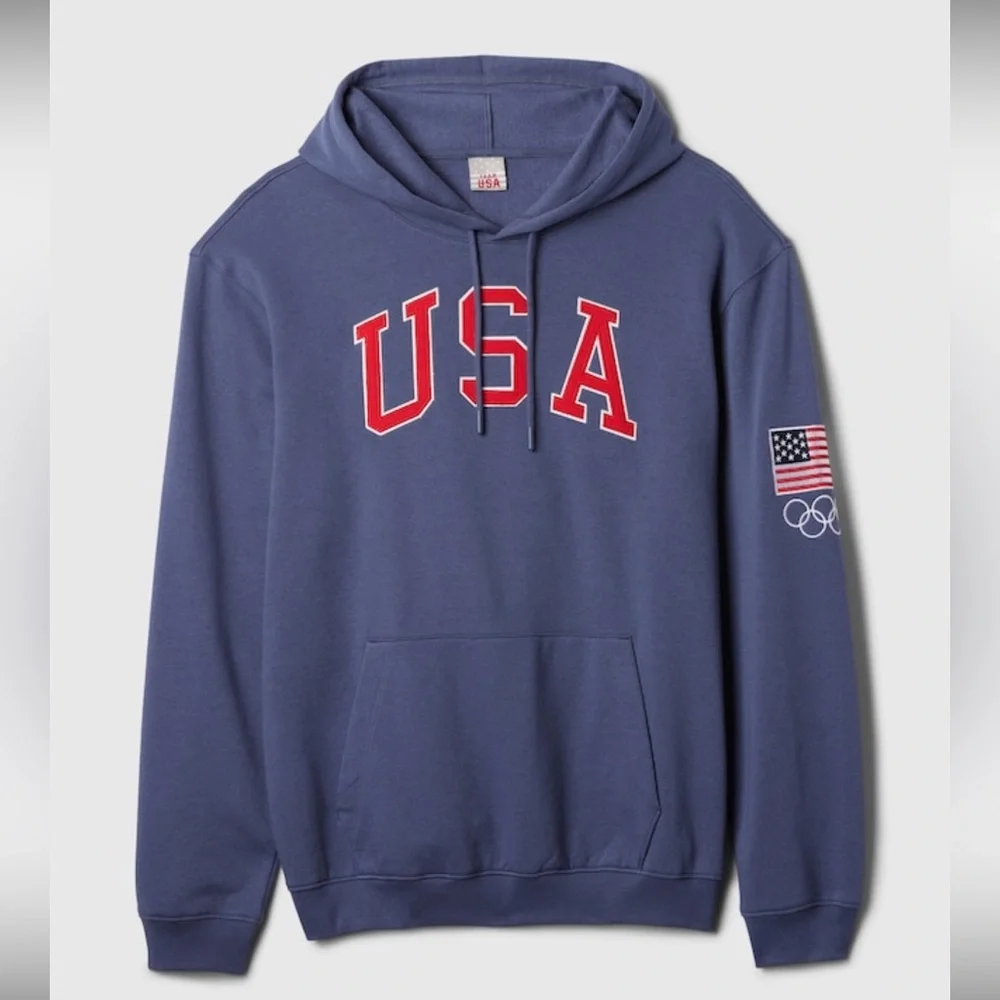 Gap Sweatsuit Team USA Olympics Hoodie Joggers Washed Navy